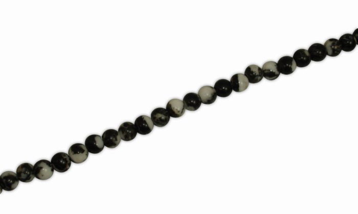 AGATE BALL BLACK WHITE 8mm