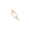 925° SILVER ICE CREAM PINK GOLD PLATED 27x10mm