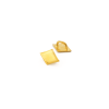 925° SILVER DIAMOND GOLD PLATED 9mm