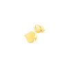 925° SILVER SPADE GOLD PLATED 9mm